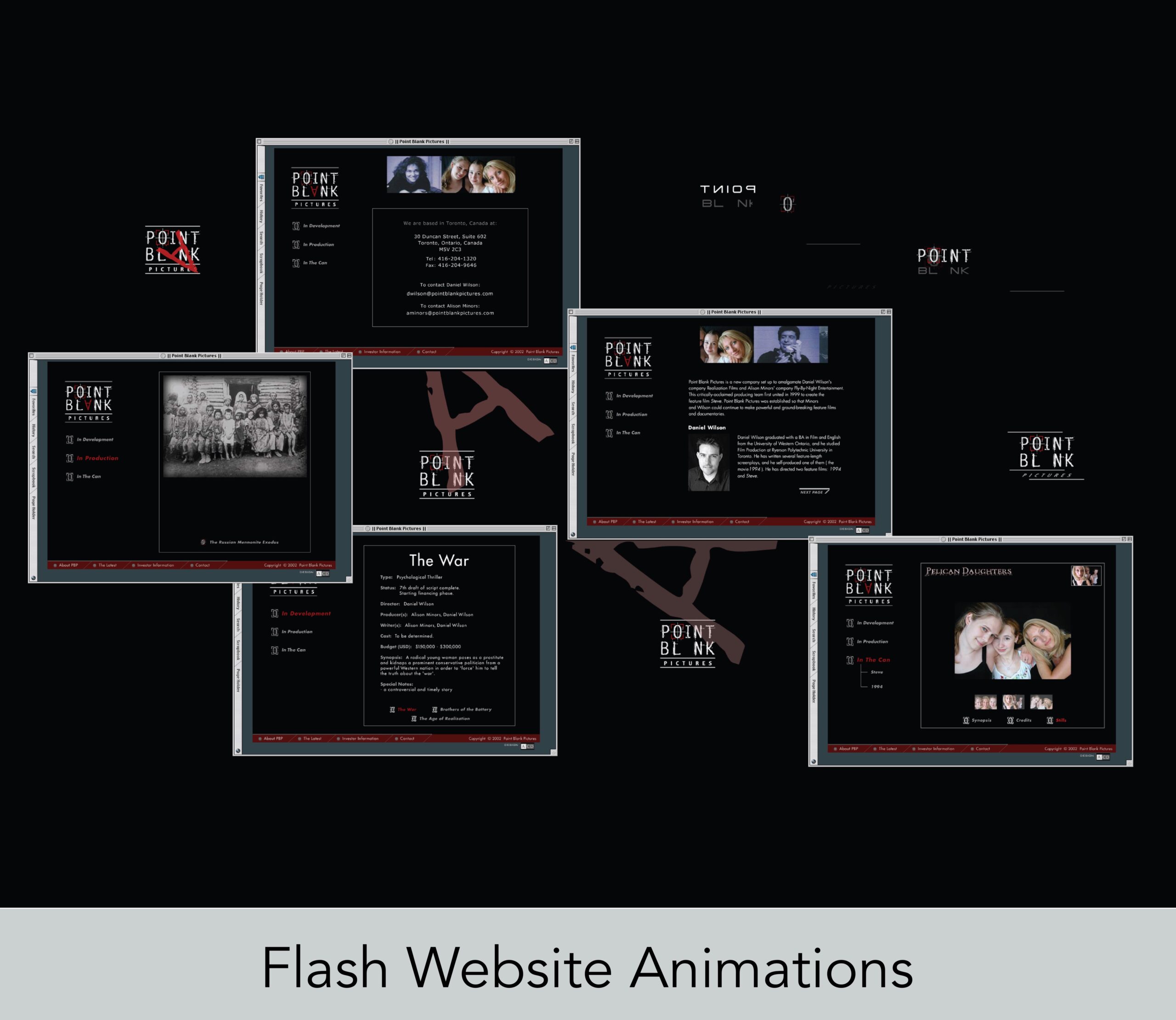 Flash Website Animations